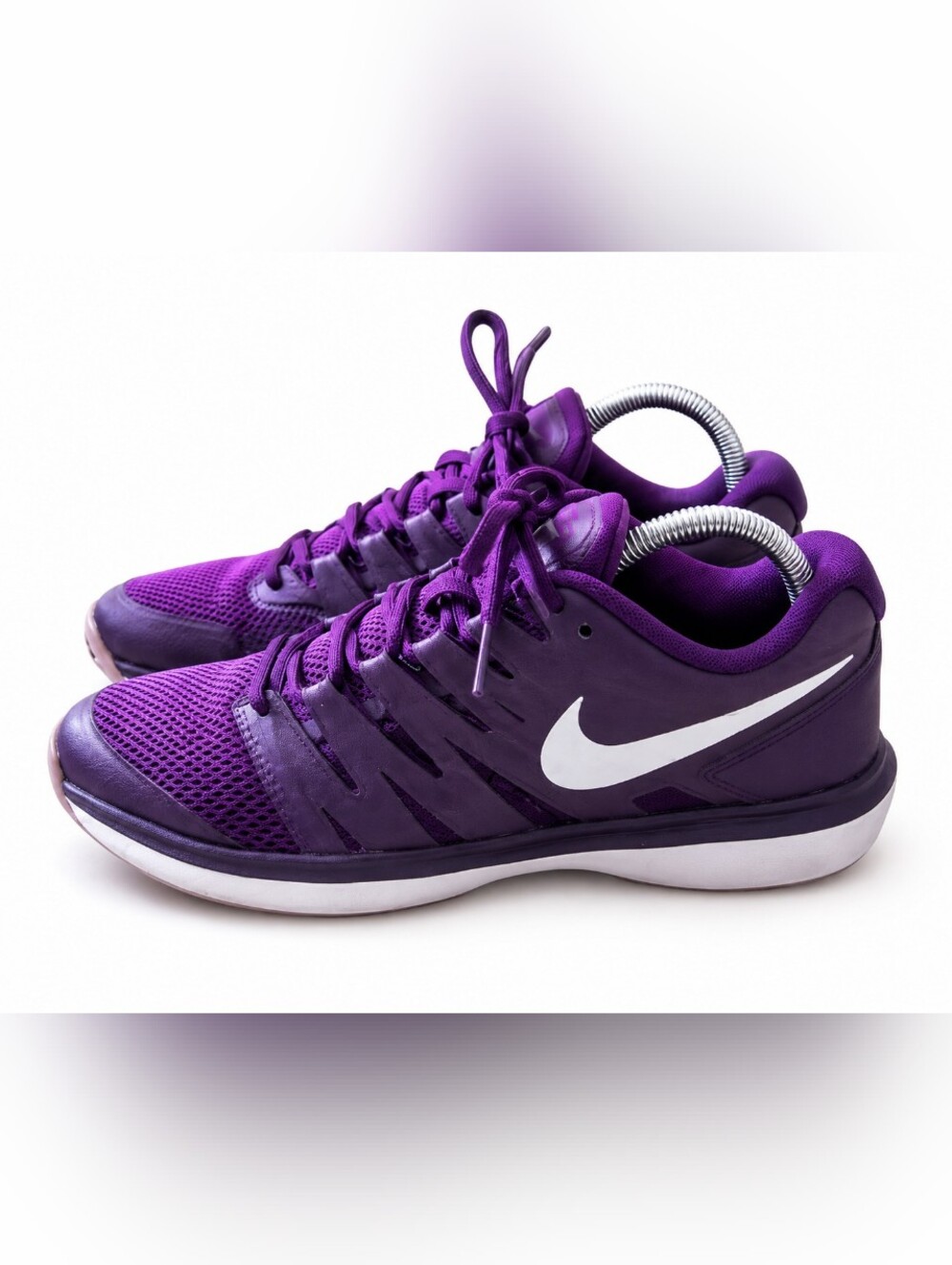Nike Air Relentless 6 Women's Running Shoes Purple Black White Size 8.5 US